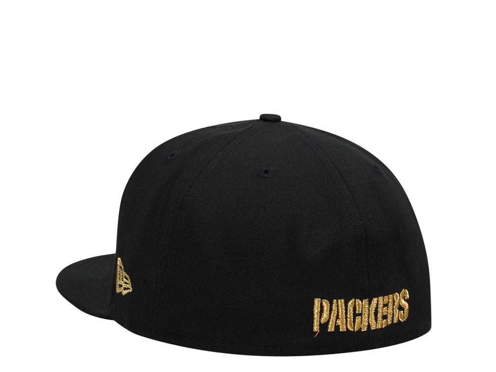 New Era Green Bay Packers Black and Gold Edition 59Fifty Fitted Casquette