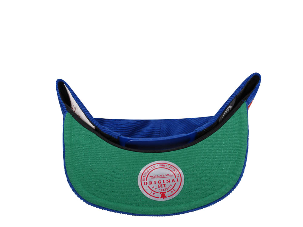 Mitchell & Ness New York Islanders Blue Cord Throwback Snapback Casquette