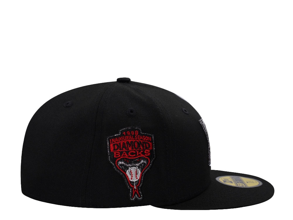 New Era Arizona Diamondbacks Inaugural Season 1998 Black Prime Edition 59Fifty Fitted Casquette
