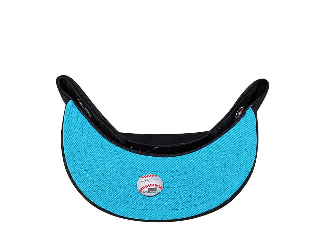 New Era Miami Marlins Black and Teal Edition 9Fifty Snapback Casquette