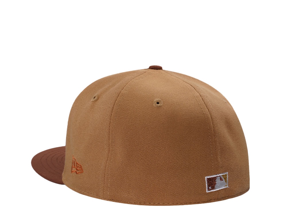 New Era Houston Astros Inaugural Season 2000 Wheat Two Tone Edition 59Fifty Fitted Casquette