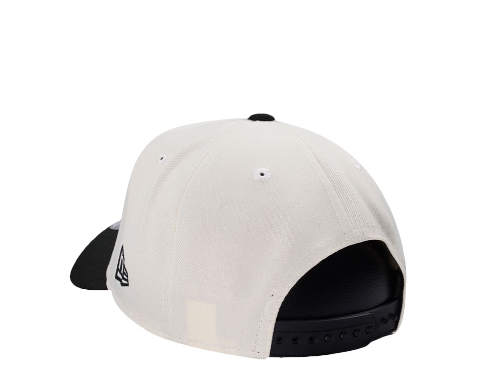 New Era San Francisco Giants Chrome Black Two Tone Edition 9Forty A Frame Snapback Casquette