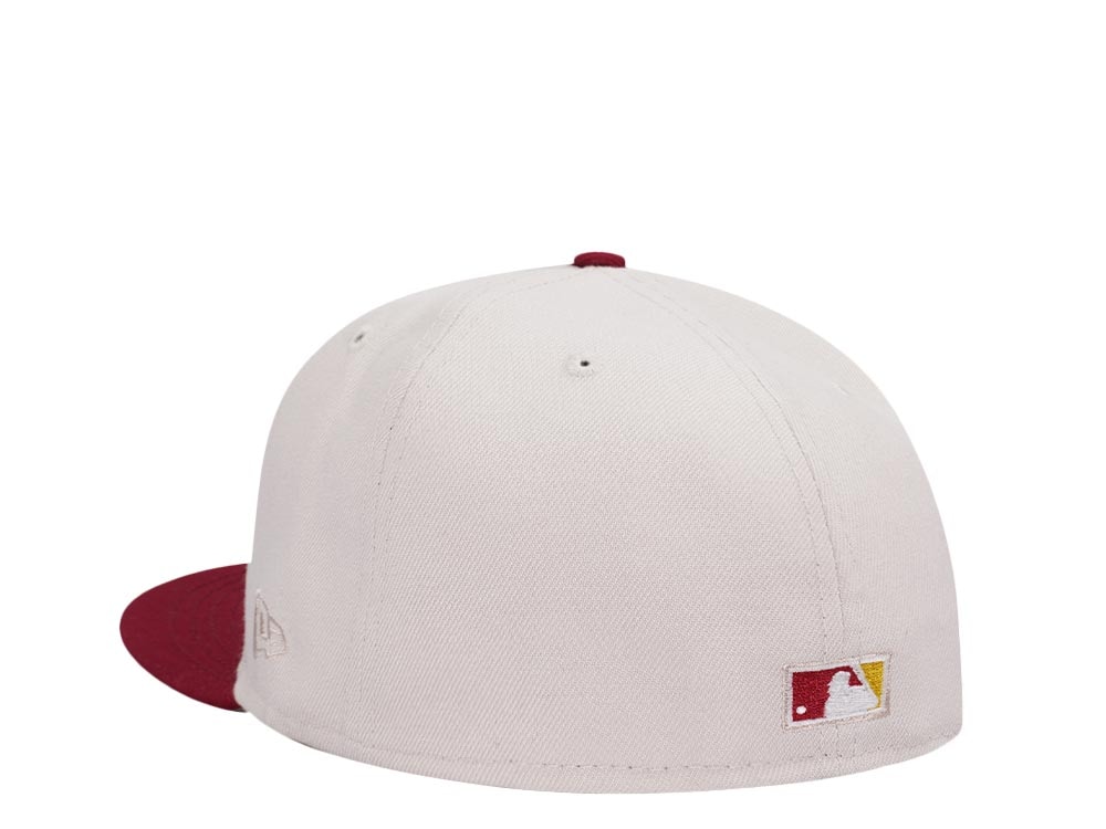 New Era Philadelphia Phillies World Series 2008 Stone Glow Two Tone Edition 59Fifty Fitted Casquette