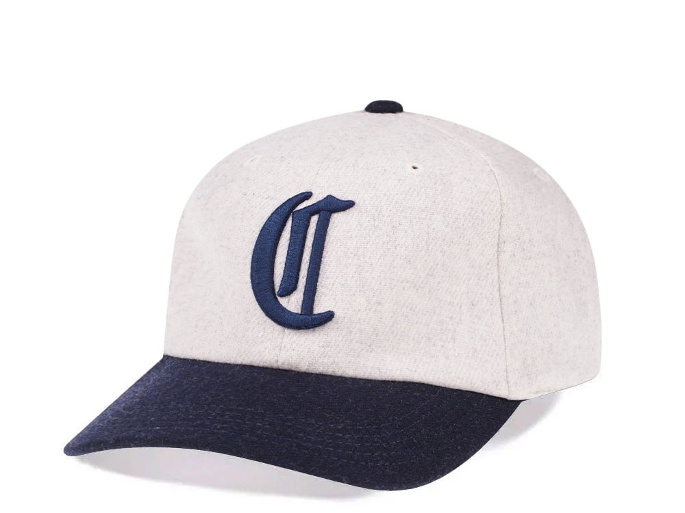 American Needle Chicago Orphans Cream Wool Strapback Casquette