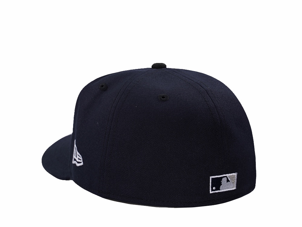 New Era New York Yankees World Series 2000 Navy Prime Edition Pre Curved 59Fifty Fitted Casquette
