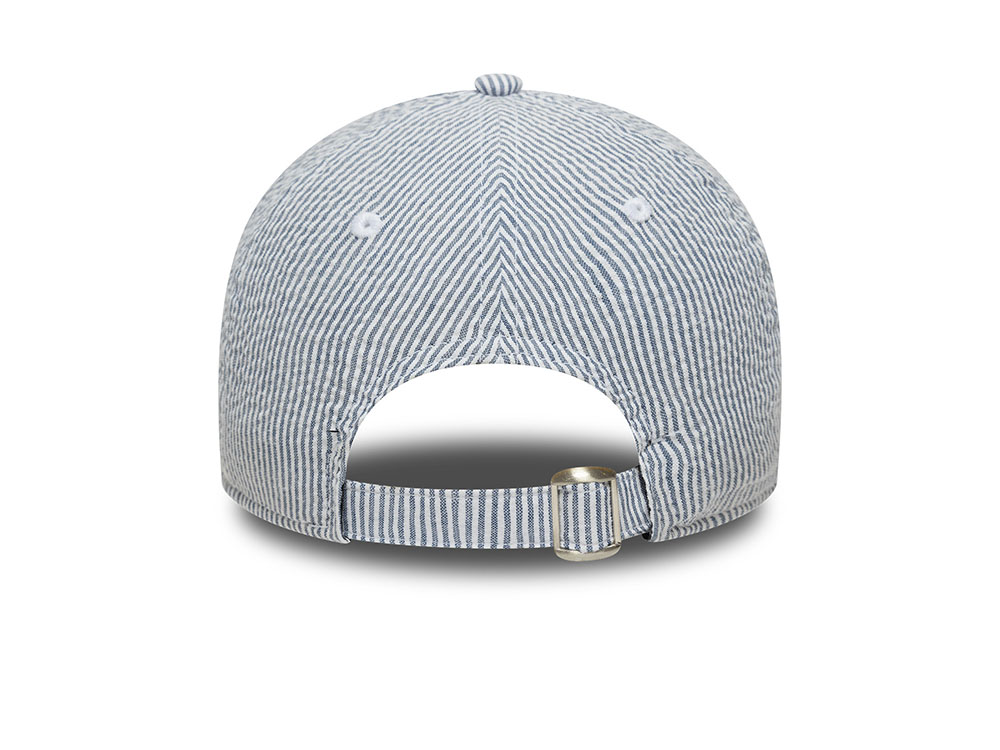 New Era New York Yankees Seersucker Navy  9Twenty Strapback Casquette