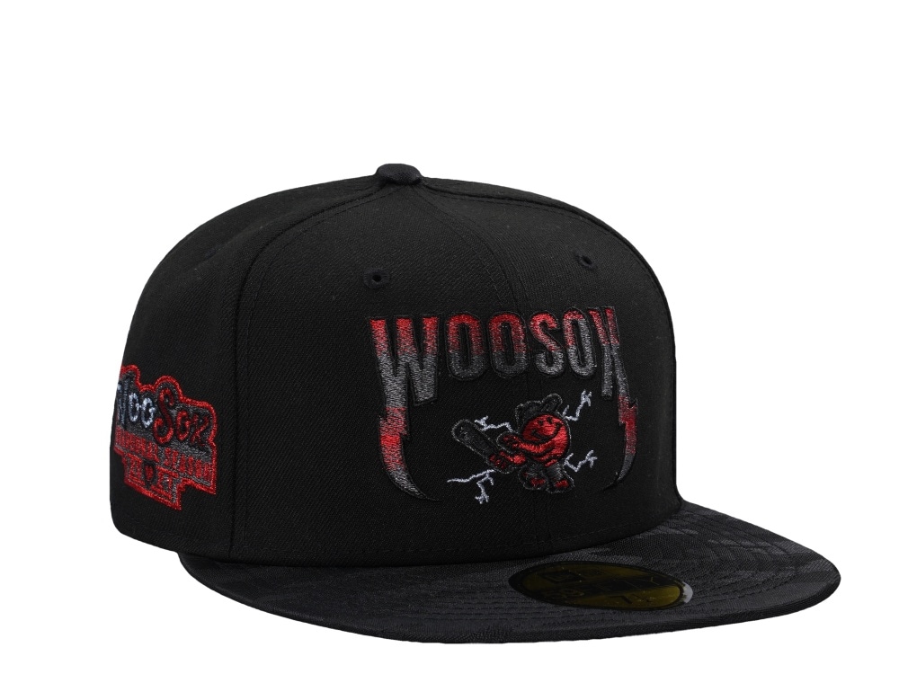 New Era Worcester Red Sox Black Camouflage Prime Edition 59Fifty Fitted Casquette