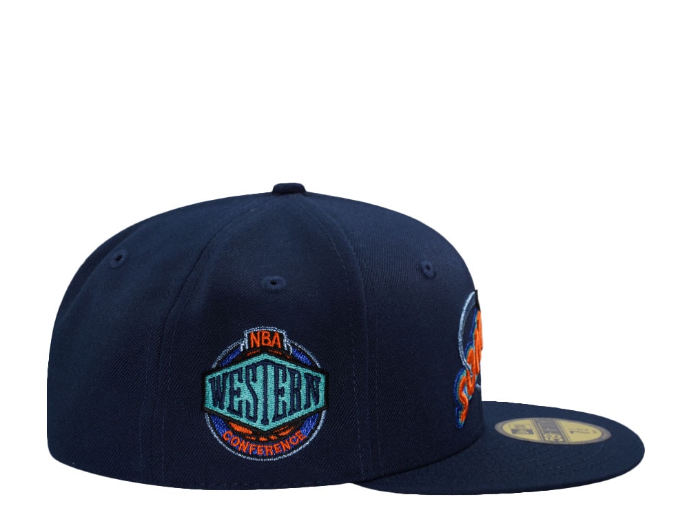 New Era Seattle Supersonics NBA Western Conference Navy Prime Edition 59Fifty Fitted Casquette