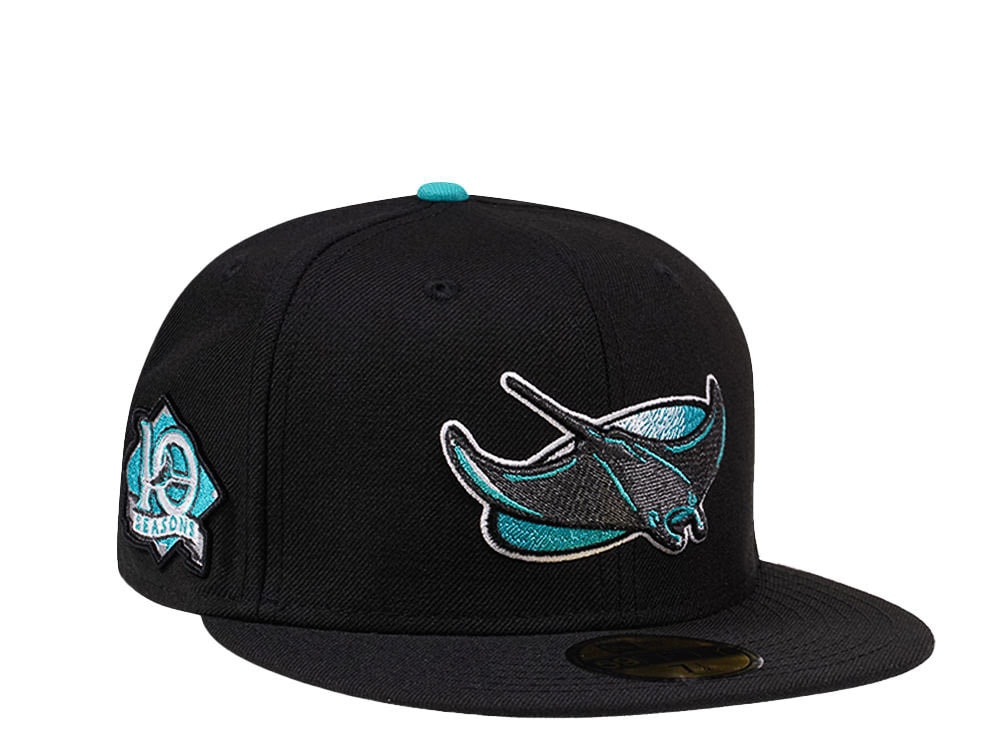 New Era Tampa Bay Rays 10 Seasons Black Pearl  Edition 59Fifty Fitted Casquette