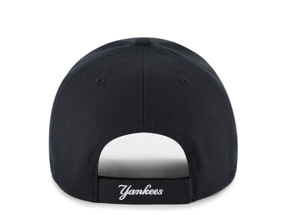47 Brand New York Yankees Ballpark Script Navy Edition MVP Strapback Casquette