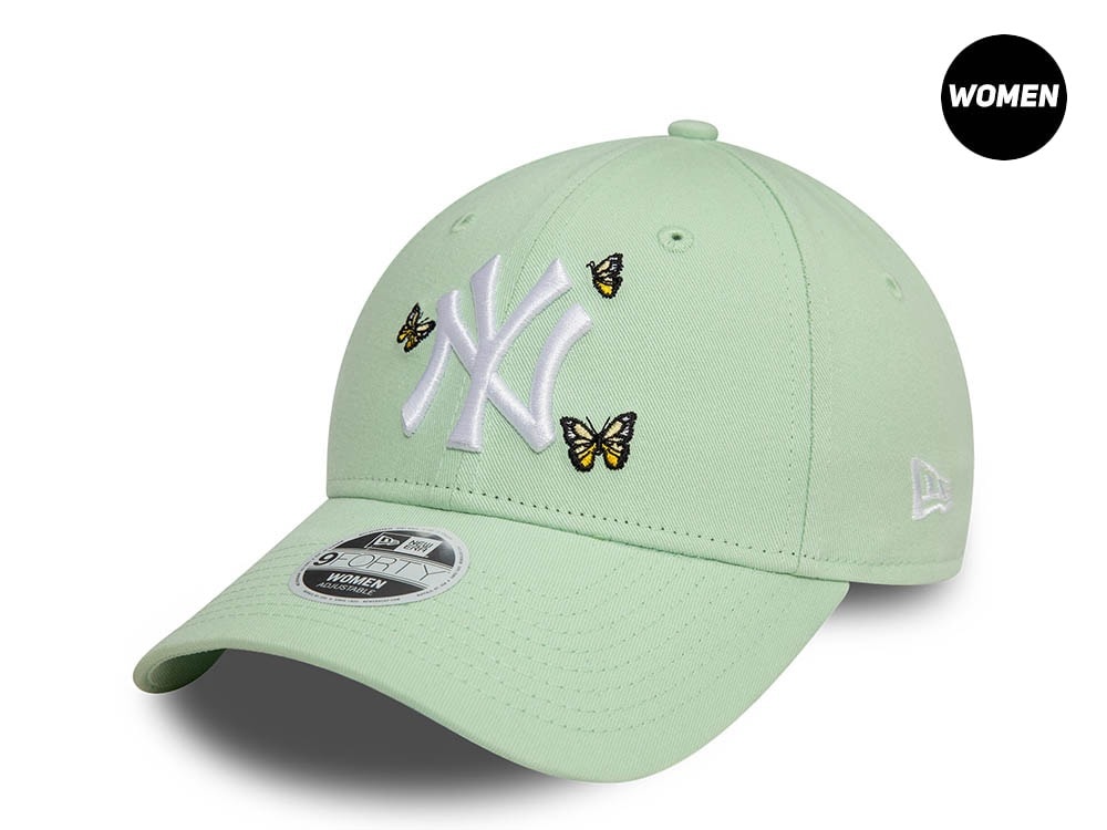 New Era New York Yankees Butterflies Mint Womens 9Forty Snapback Casquette