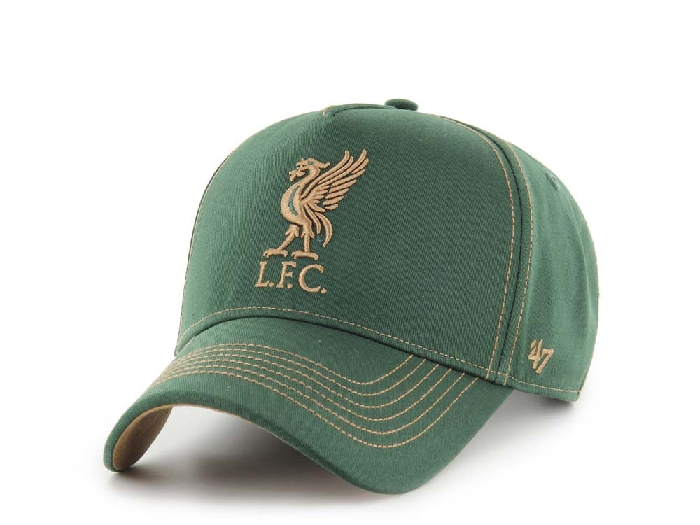 47Brand Liverpool FC Dark Green Contrast Stitch MVP Snapback Casquette