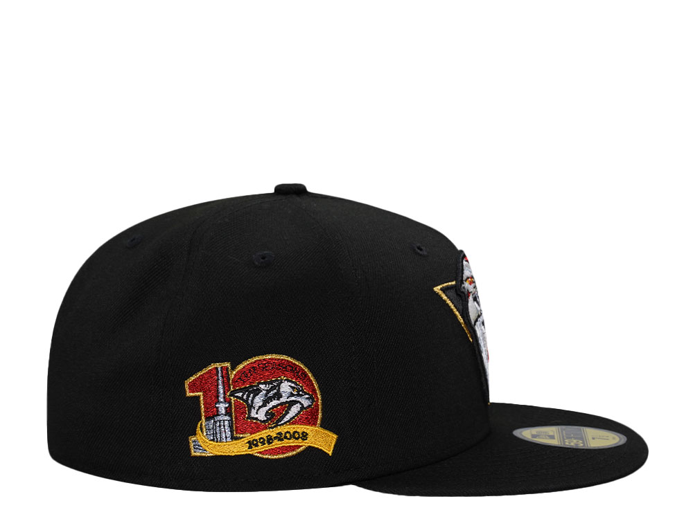 New Era Nashville Predators 10th Anniversary Black Prime Edition 59Fifty Fitted Casquette