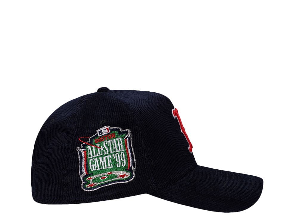 New Era Boston Red Sox All Star Game 1999 Navy Throwback Corduroy Edition 9Forty A Frame Snapback Casquette