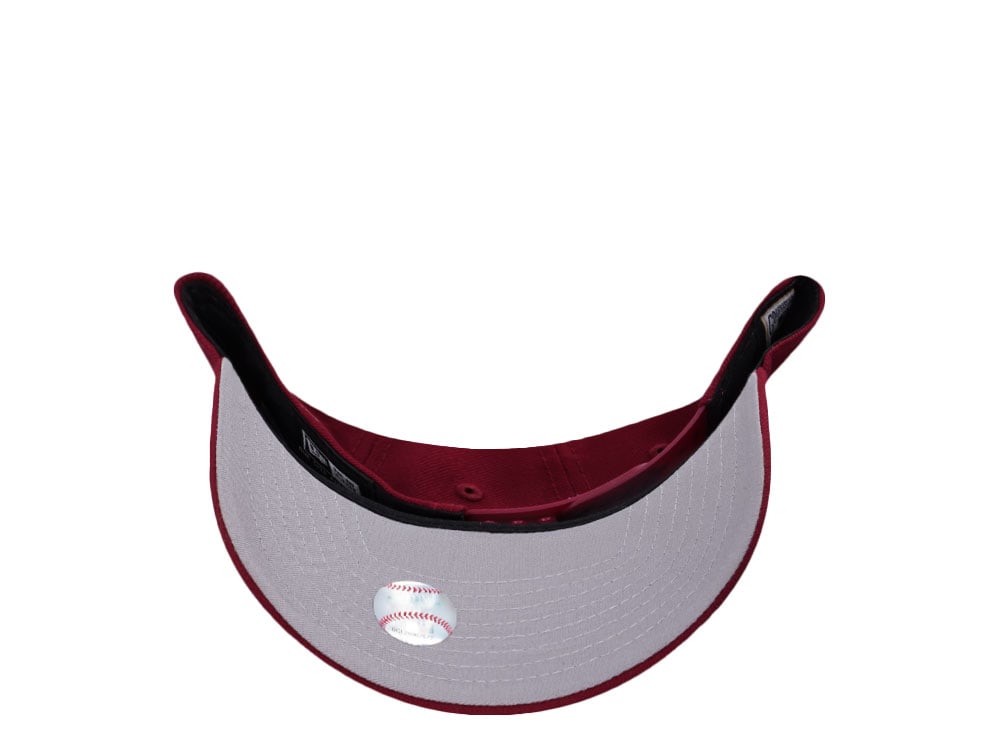 New Era New York Yankees World Series 1949 Cardinal Red Prime Edition 9Forty A Frame Snapback Casquette