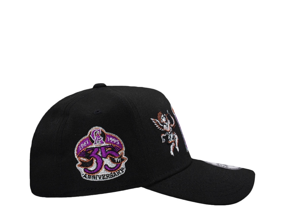 New Era Anaheim Angels 35th Anniversary Cupids Black Prime Edition 9Forty A Frame Snapback Casquette