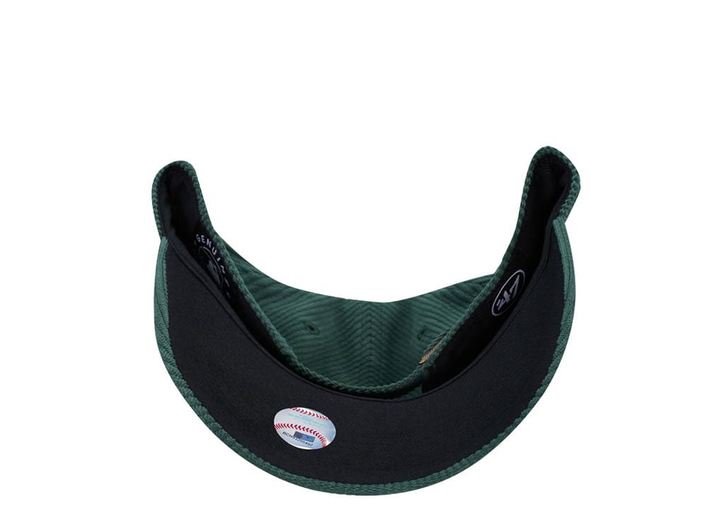 47Brand Oakland Athletics Dark Green Thick Cord MVP Strapback Casquette