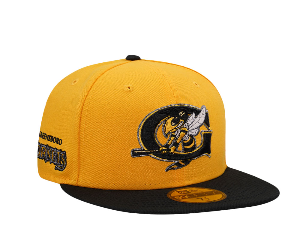 New Era Greensboro Hornets Gold Two Tone Prime Edition 59Fifty Fitted Casquette