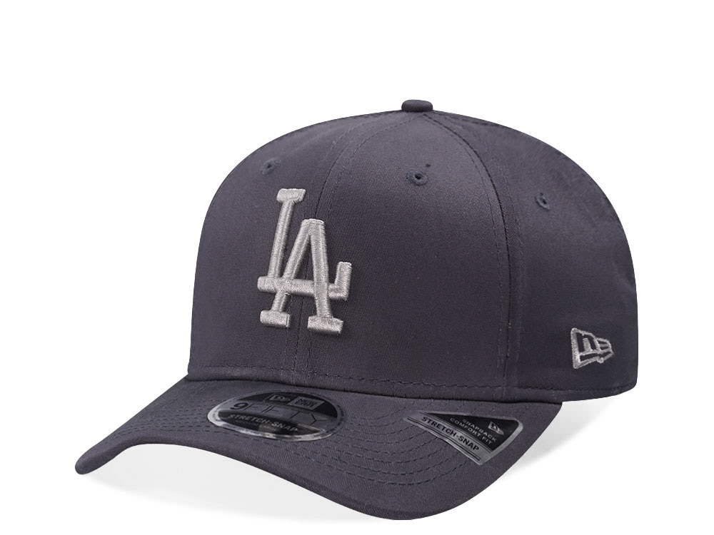 New Era Los Angeles Dodgers Gray on Gray 9Fifty Stretch Snapback Casquette