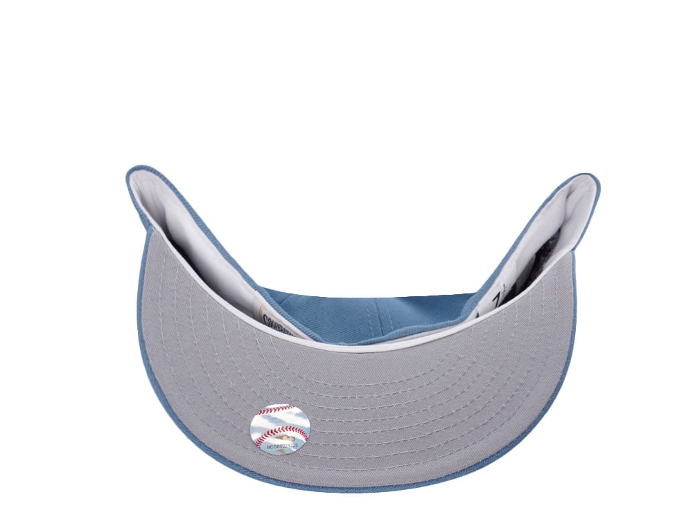 New Era Toronto Blue Jays All Star Game 1991 Faded Blue Metallic Edition 59Fifty Fitted Casquette
