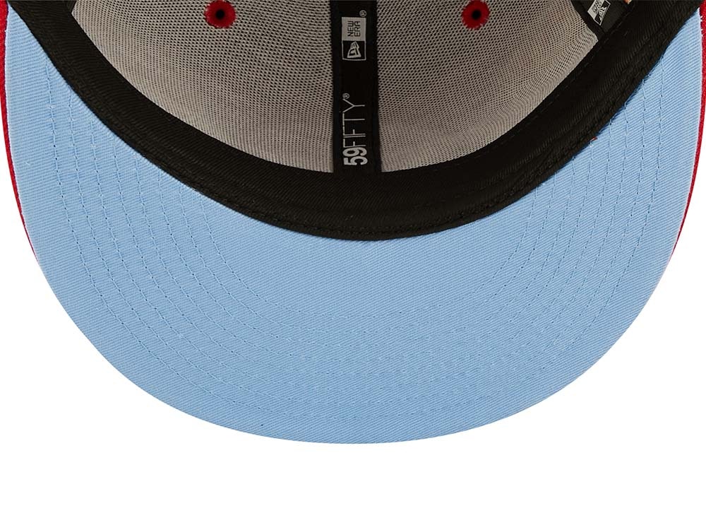 New Era Cincinnati Reds 5x World Series Champions - Red Groovy Edition 59Fifty Fitted Casquette