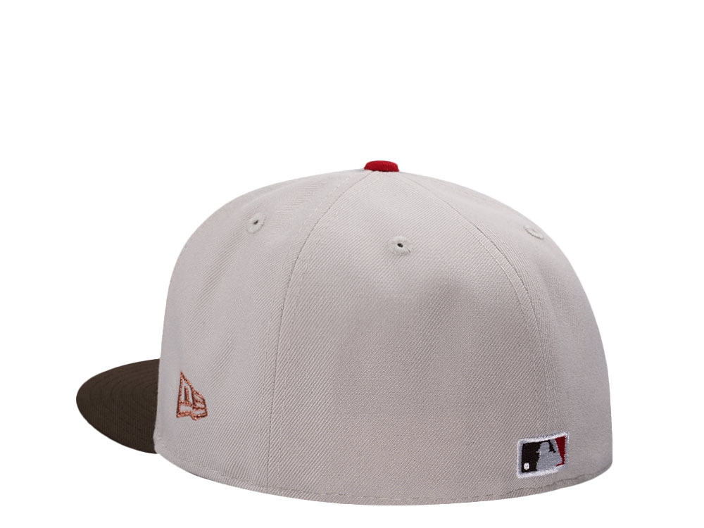 New Era Los Angeles Dodgers World Series 2025 Stone Two Tone Edition 59Fifty Fitted Casquette
