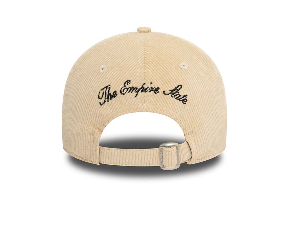 New Era Logo Cord Beige 9Twenty Strapback Casquette