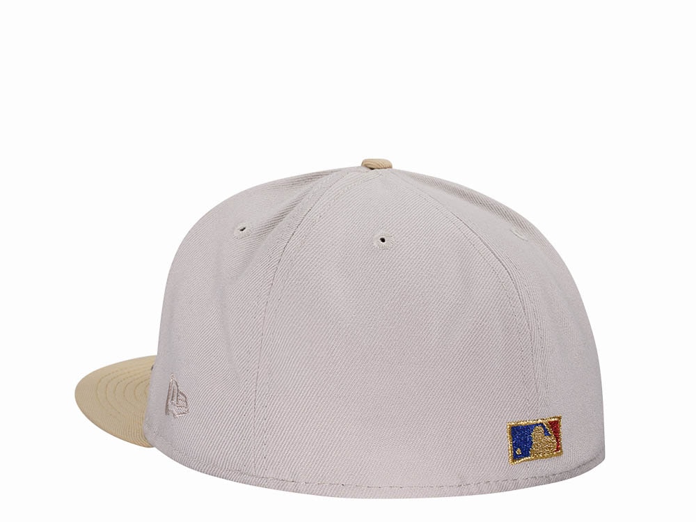 New Era Anaheim Angels 40th Anniversary Sneaky Gold Two Tone Edition 59Fifty Fitted Casquette