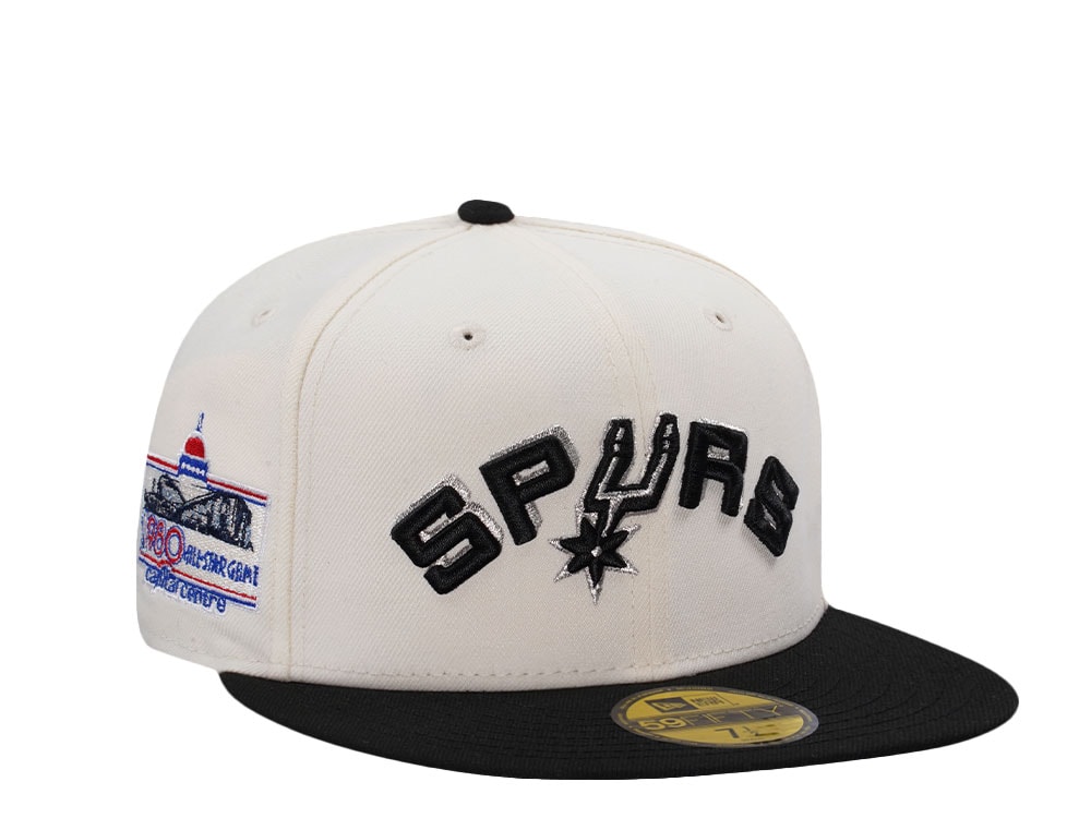New Era San Antonio Spurs All Star Game 1980 Chrome Two Tone Edition 59Fifty Fitted Casquette