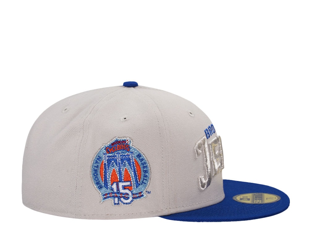 New Era Brooklyn Cyclones 15 Seasons Jefes Stone Two Tone Edition 59Fifty Fitted Casquette