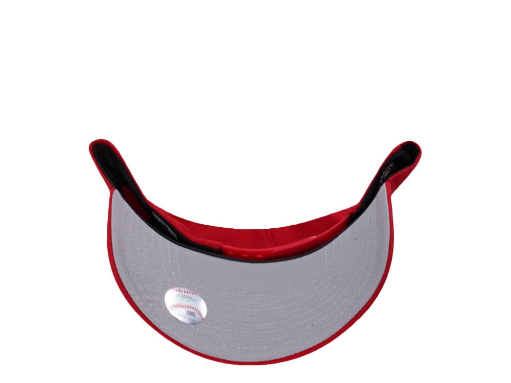 New Era Los Angeles Dodgers Red Viva Upside Down Edition 9Forty A Frame Snapback Casquette
