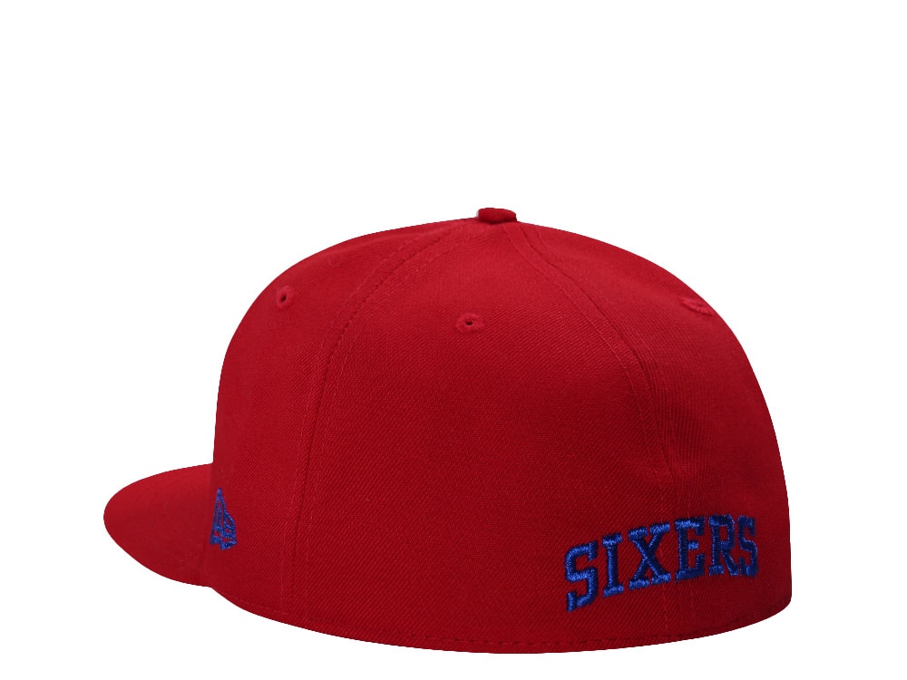 New Era Philadelphia 76ers All Star Game 1983 Scarlet Prime Edition 59Fifty Fitted Casquette