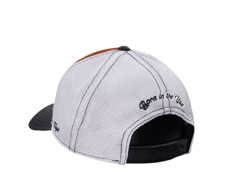 Hatfield Bison Brown White Trucker Snapback Casquette