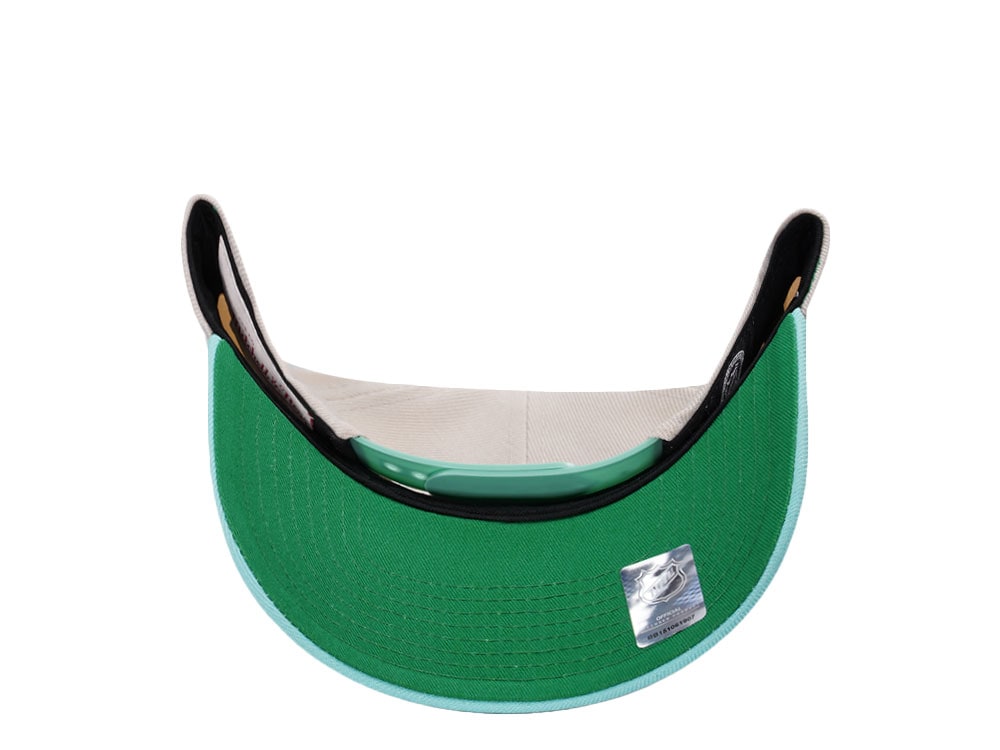 Mitchell & Ness Seattle Kraken Chrome Two Tone Pro Crown Fit Snapback Casquette
