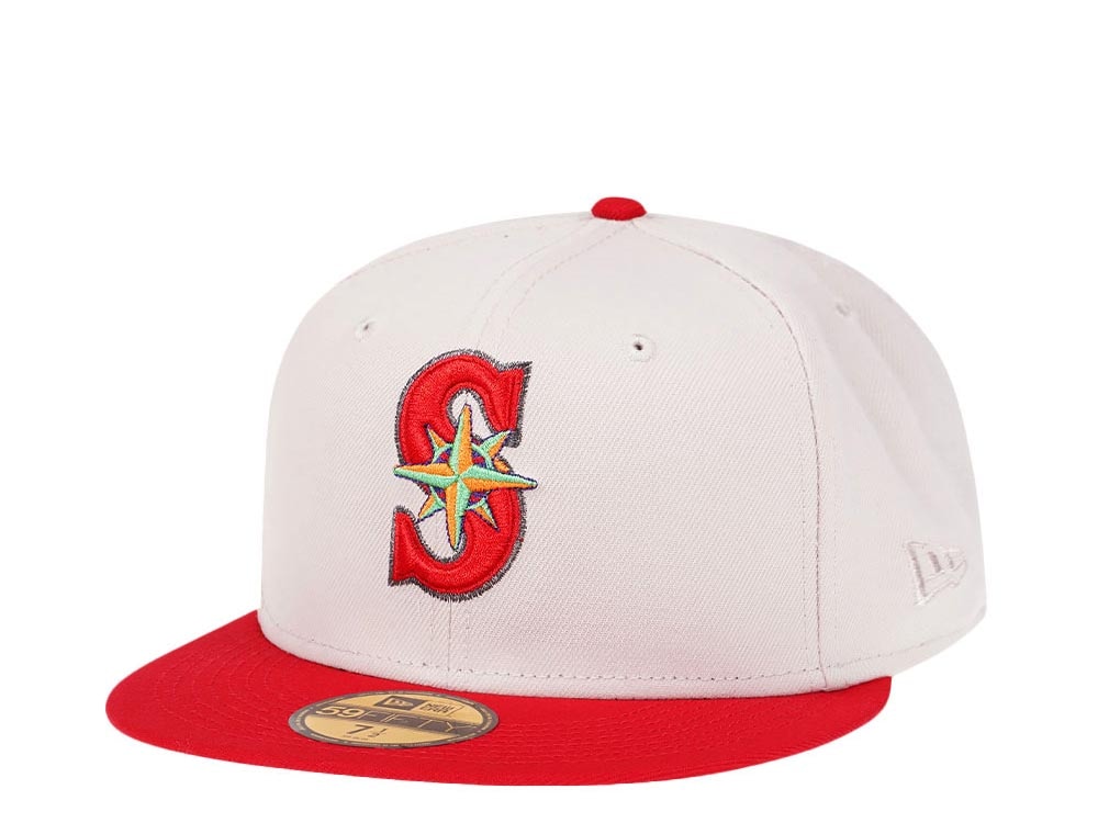 New Era Seattle Mariners Stone Two Tone Edition 59Fifty Fitted Casquette
