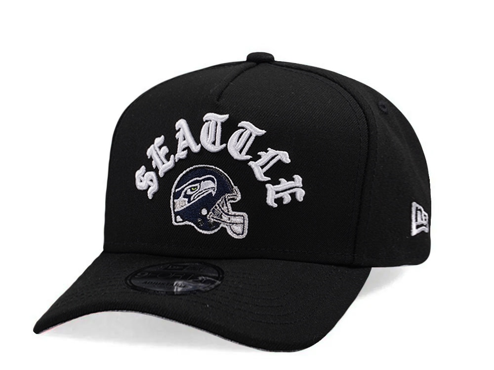 New Era Seattle Seahawks Helmet Black Prime Edition 9Forty A Frame Snapback Casquette