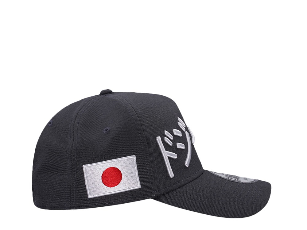 New Era Los Angeles Dodgers Graphite Japan Prime Edition 9Forty A Frame Snapback Casquette