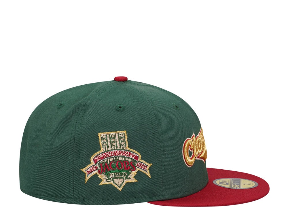 New Era Cleveland Indians 10th Anniversary Gold Prime Two Tone Edition 59Fifty Fitted Casquette