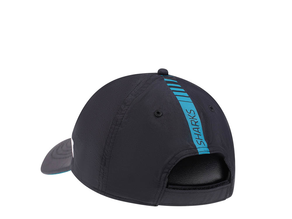 47Brand San Jose Sharks Black Back Line Nylon Strapback Casquette