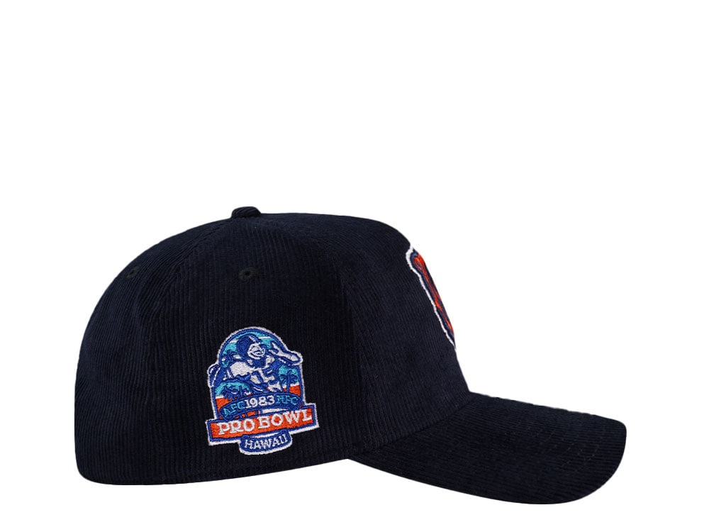 New Era Chicago Bears Pro Bowl 1983 Black Corduroy Edition 9Forty A Frame Snapback Casquette