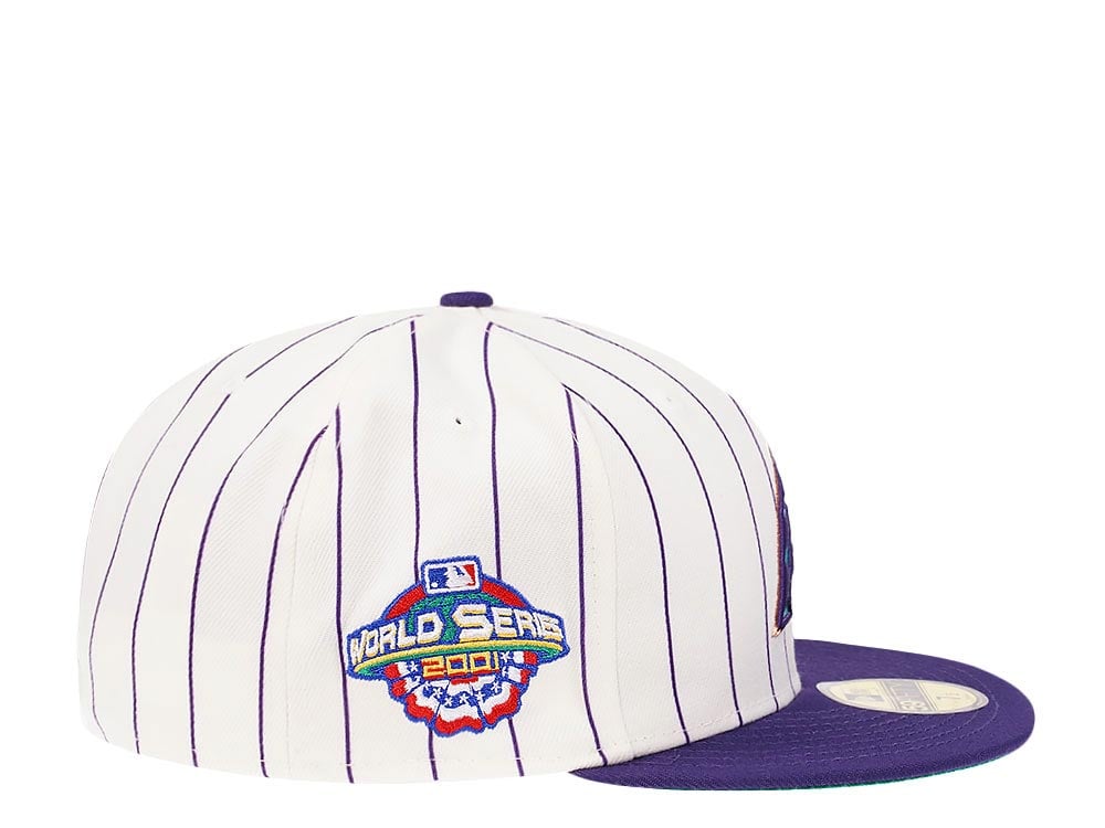 New Era Arizona Diamondbacks World Series 2001 Pinstripe Heroes Elite Edition 59Fifty Fitted Casquette