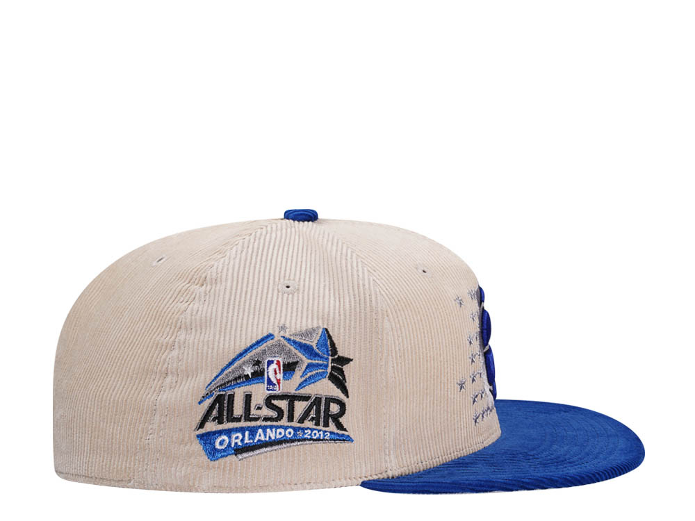 Mitchell & Ness Orlando Magic All Star 2012 Two Tone Hardwood Classic Cord Edition Dynasty Fitted Casquette