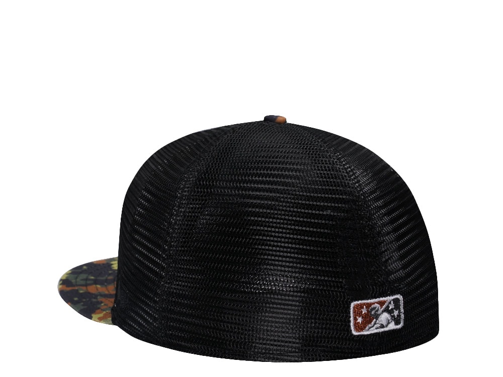 New Era Kinston Indians Flecktarn Trucker Edition 59Fifty Fitted Casquette