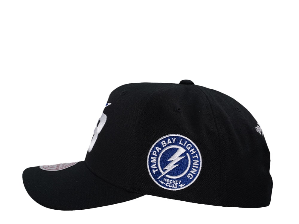 Mitchell & Ness Tampa Bay Lightning Pro Crown Fit Vintage Black Snapback Casquette