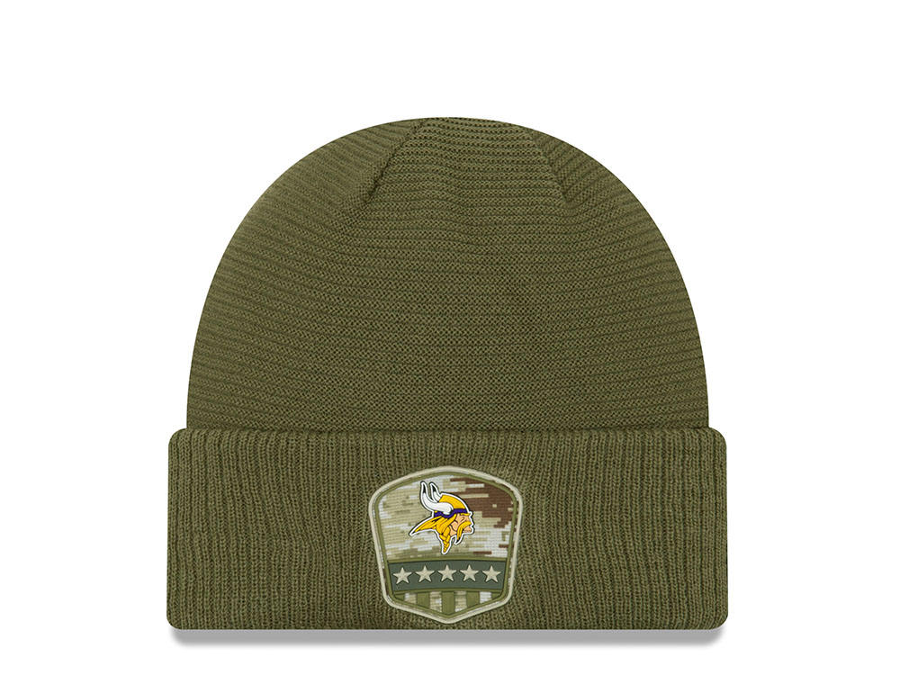 New Era Minnesota Vikings Salute to Service 2019 Chapeaux