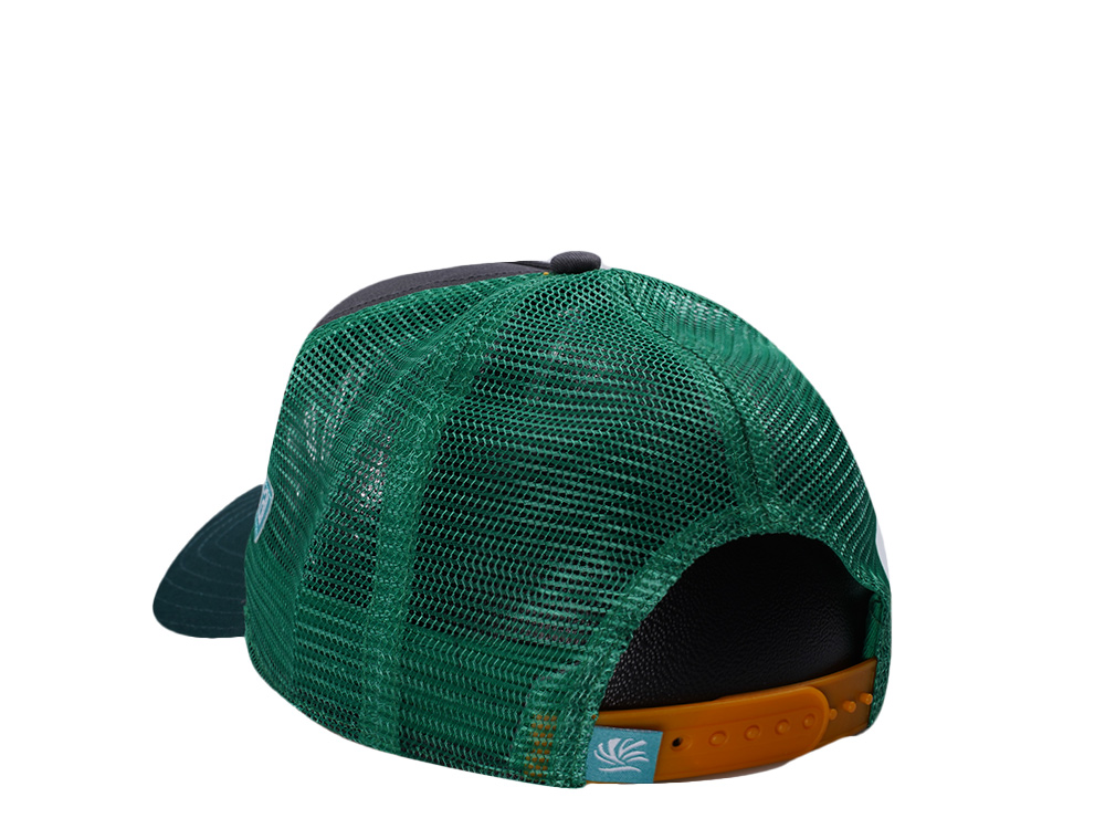 Djinns HFT Go Left Charcoal Coastal Edition Trucker Snapback Casquette