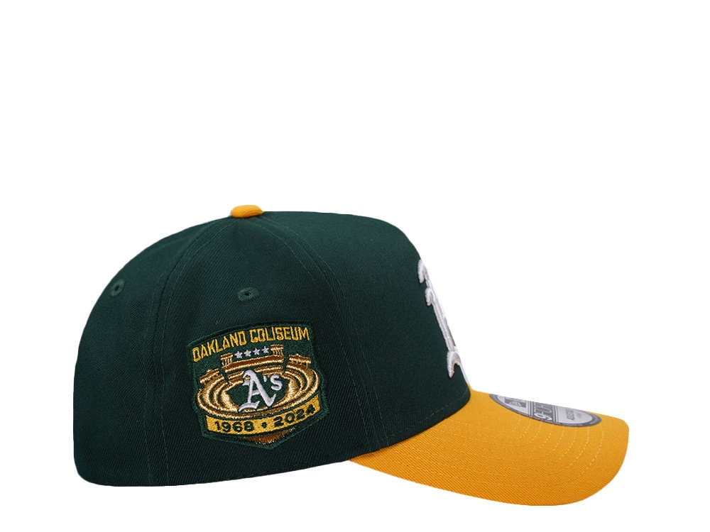 New Era Oakland Athletics Dark Green Two Tone Edition 9Forty A Frame Snapback Casquette