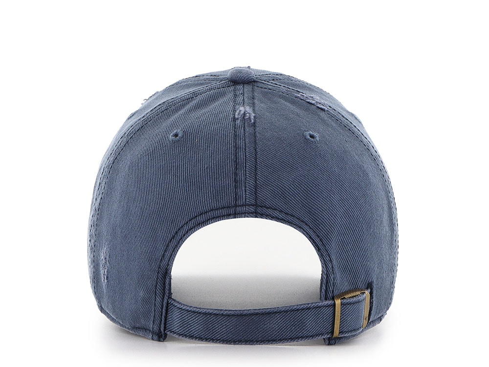 47 Brand Edmonton Oilers Weathered Blue Clean Up Strapback Casquette