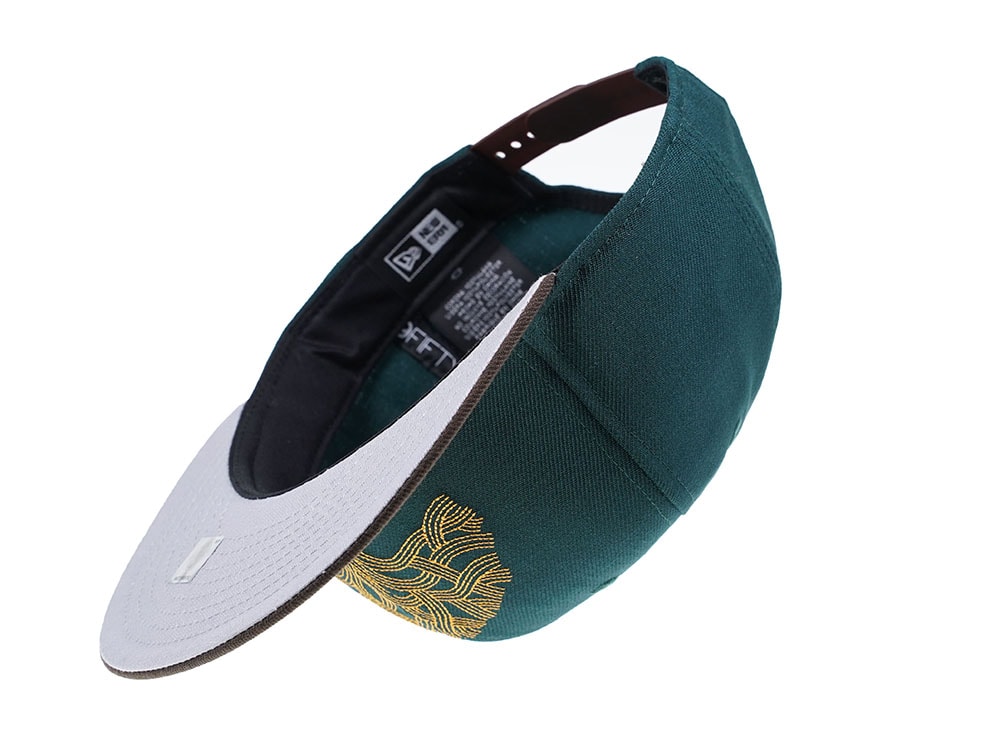 New Era Golden State Warriors Dark Green Edition 9Fifty Snapback Casquette