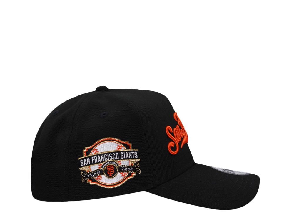 New Era San Francisco Giants Inaugural Year 2000 Black Throwback Edition 9Forty A Frame Snapback Casquette